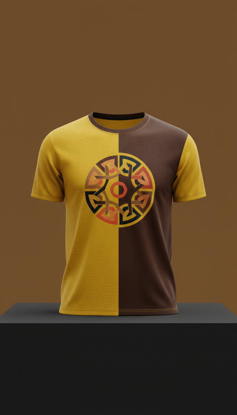 Gold & Brown Celebration T-Shirt