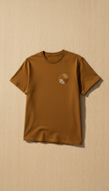 Golden Oak tee with embroidered logo